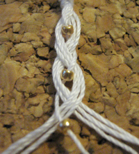 unikatissima Braided Bracelet with Beads